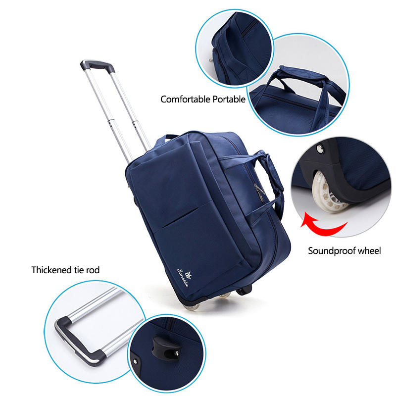 Custom Folding Wheeled Travel Bag view 5