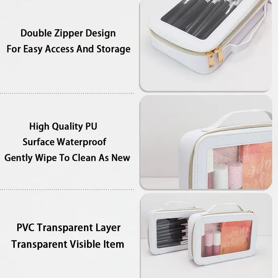 Custom Clear PU & PVC Cosmetic Case product view 5