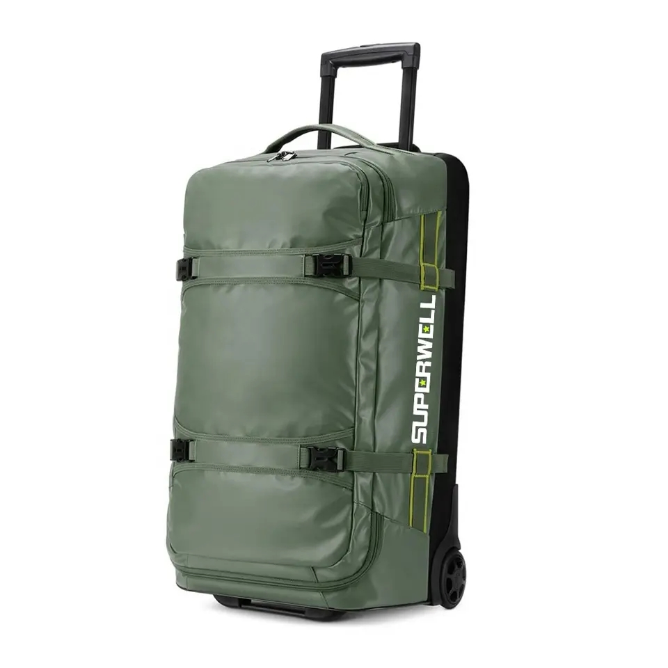 Custom 70L Rolling Trolley Duffel view 2